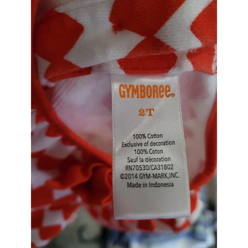 Gymboree Girls 2T Red White Harlequin Diamond Bow‎ Long Sleeve Cotton Dress #10
